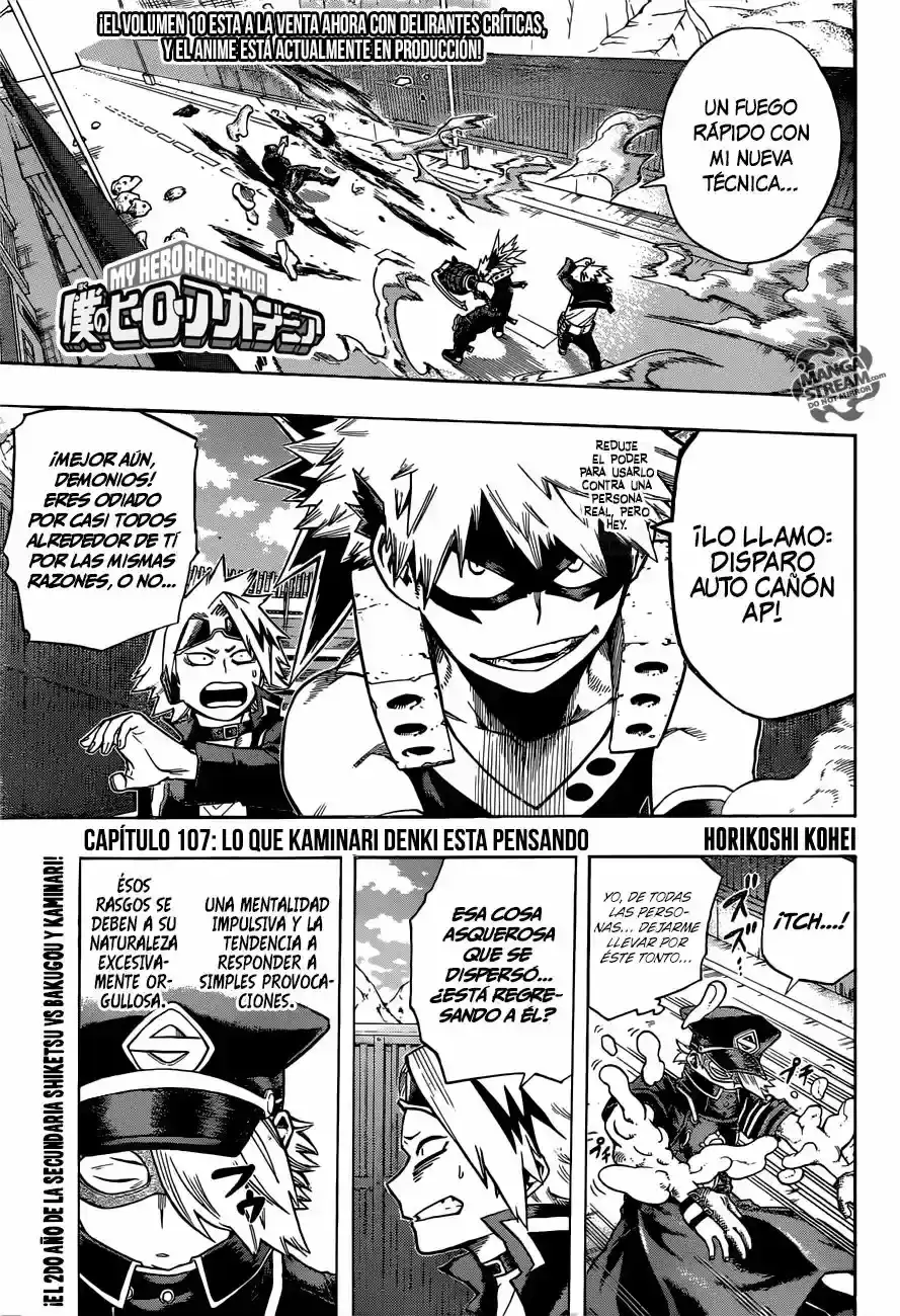 Página 2 — Boku no Hero Academia Capítulo 107