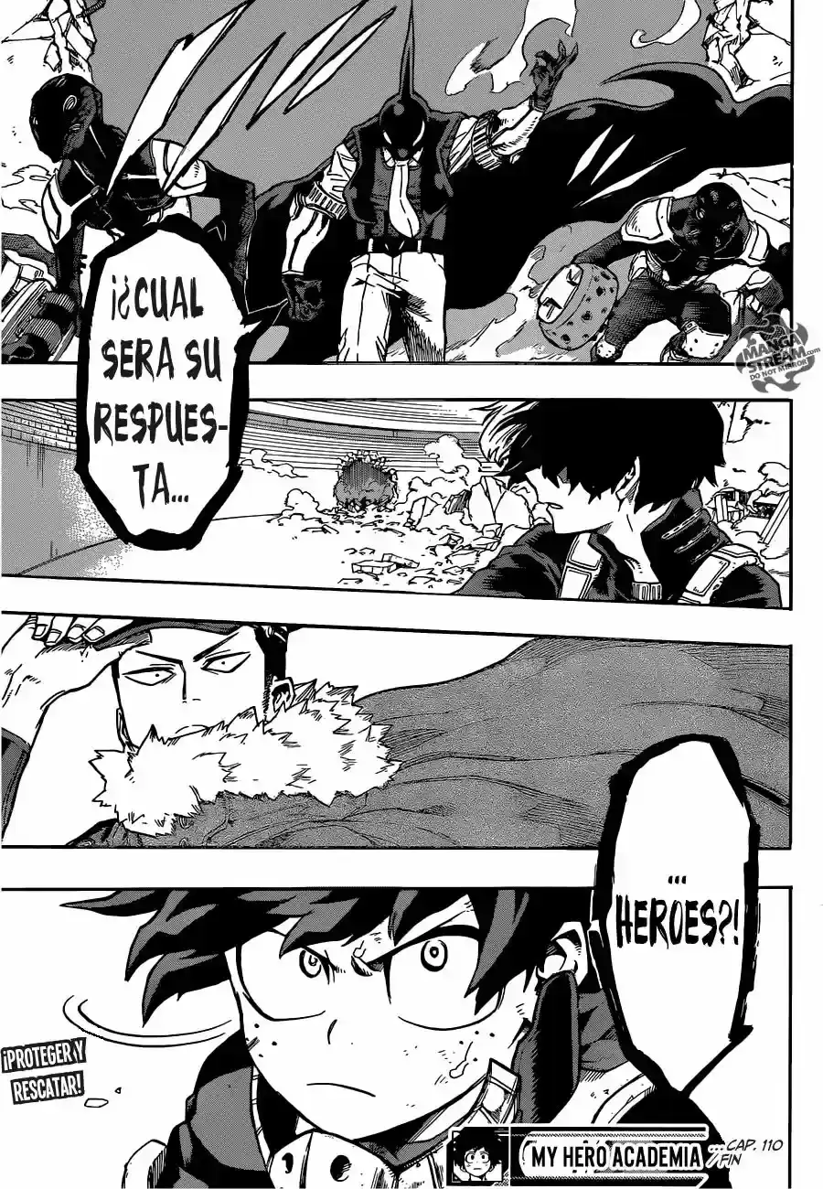 Página 17 — Boku no Hero Academia Capítulo 110