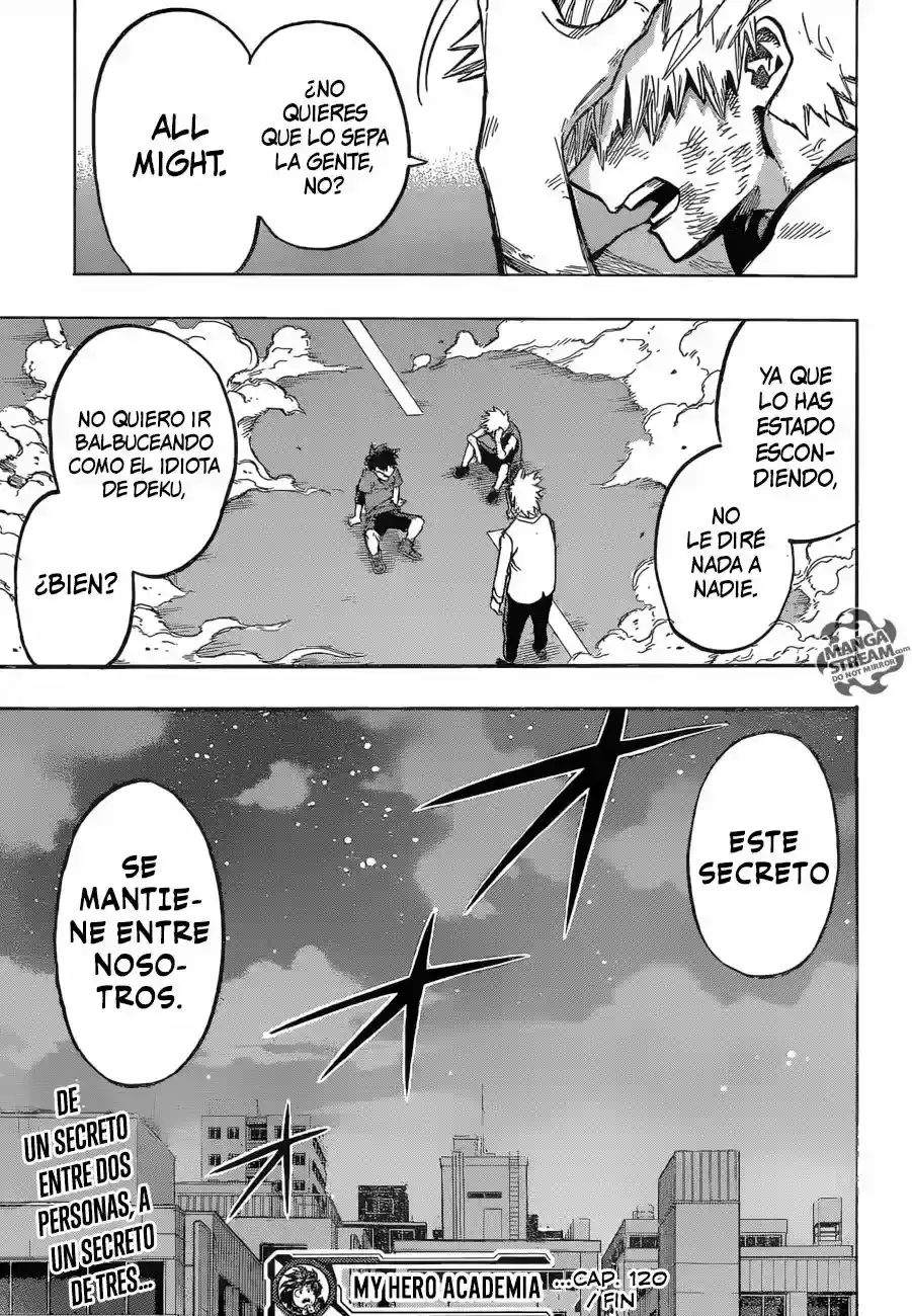 Página 18 — Boku no Hero Academia Capítulo 120