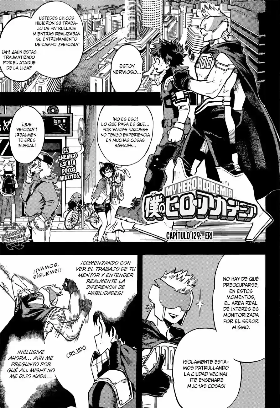 Página 19 — Boku no Hero Academia Capítulo 129
