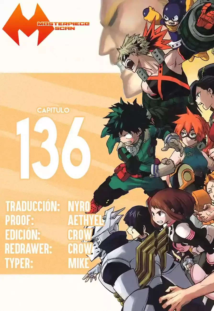 Página 1 — Boku no Hero Academia Capítulo 136