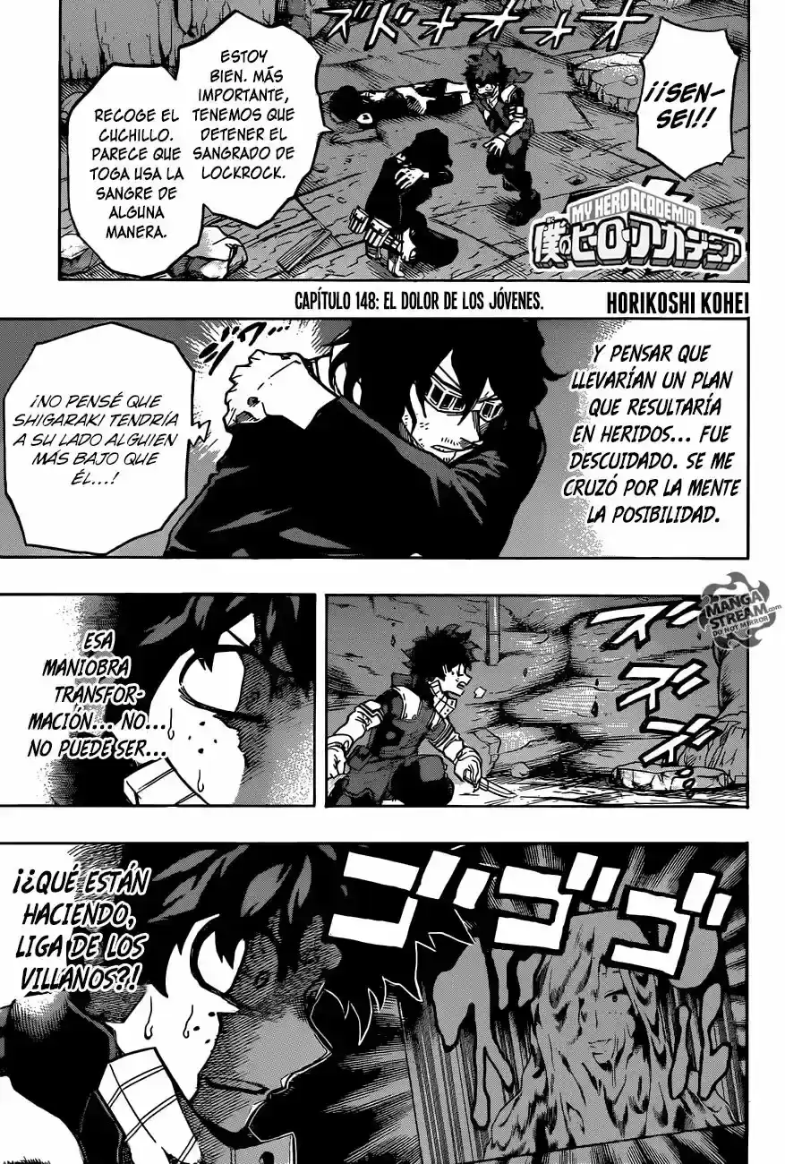 Página 3 — Boku no Hero Academia Capítulo 148