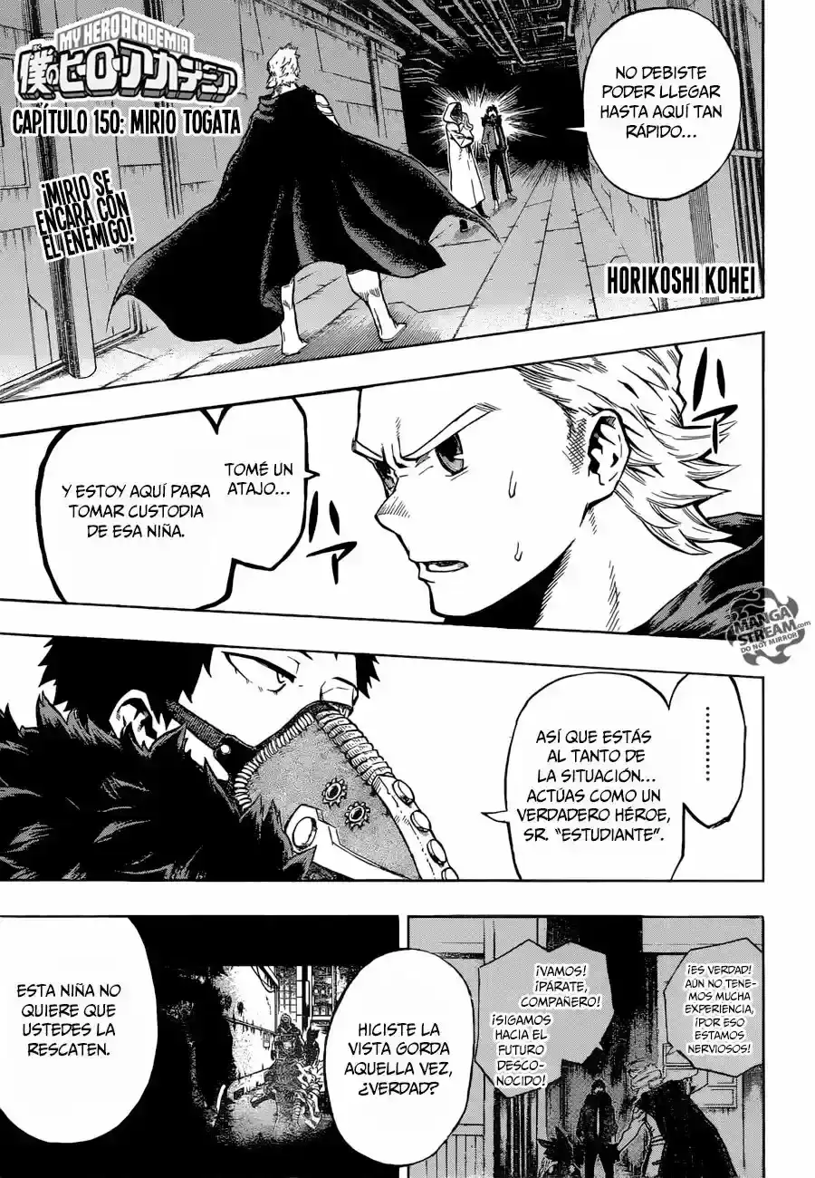 Página 3 — Boku no Hero Academia Capítulo 150