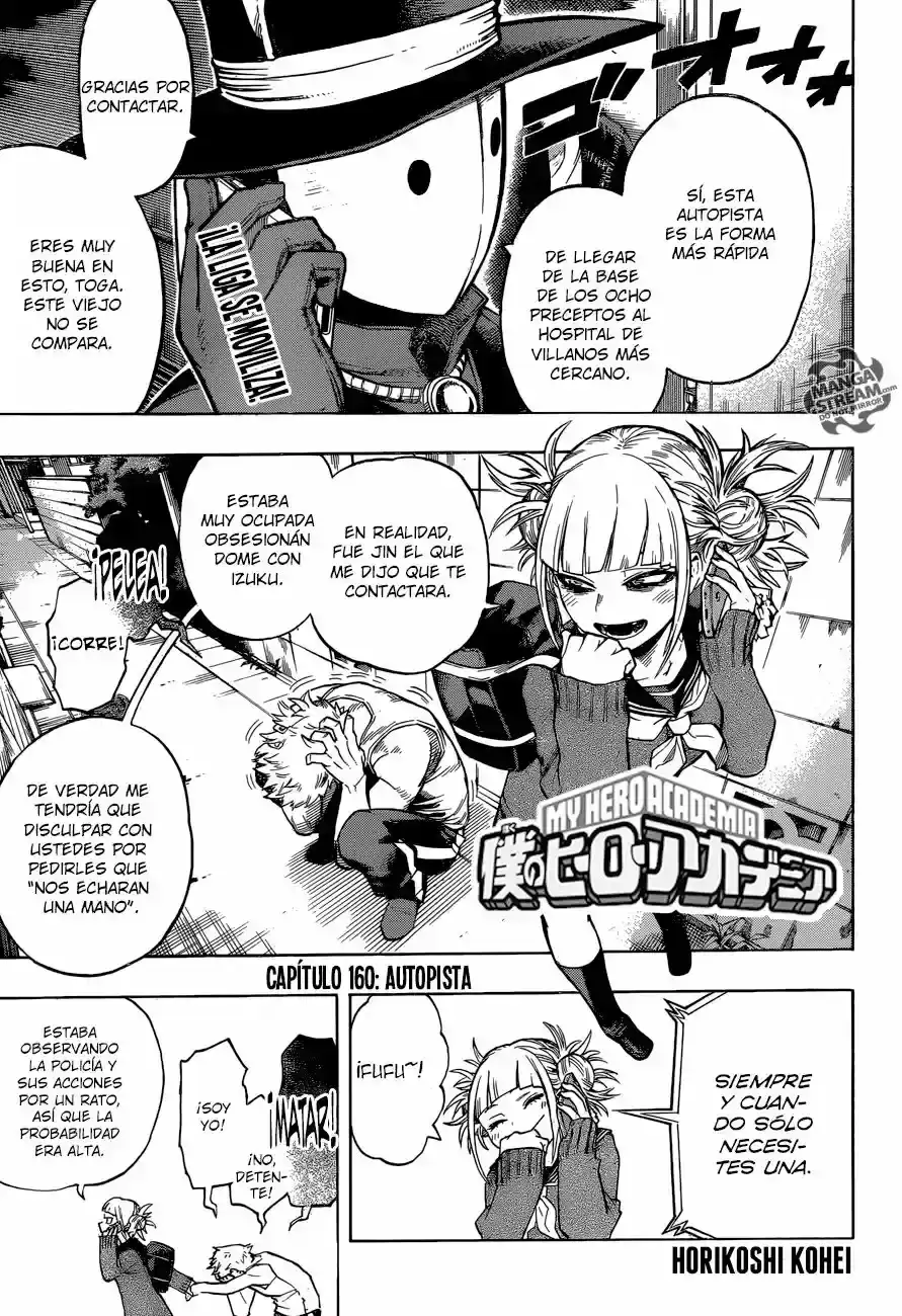 Página 3 — Boku no Hero Academia Capítulo 160