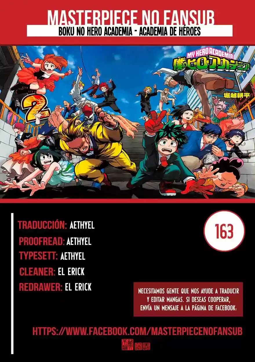 Página 1 — Boku no Hero Academia Capítulo 163