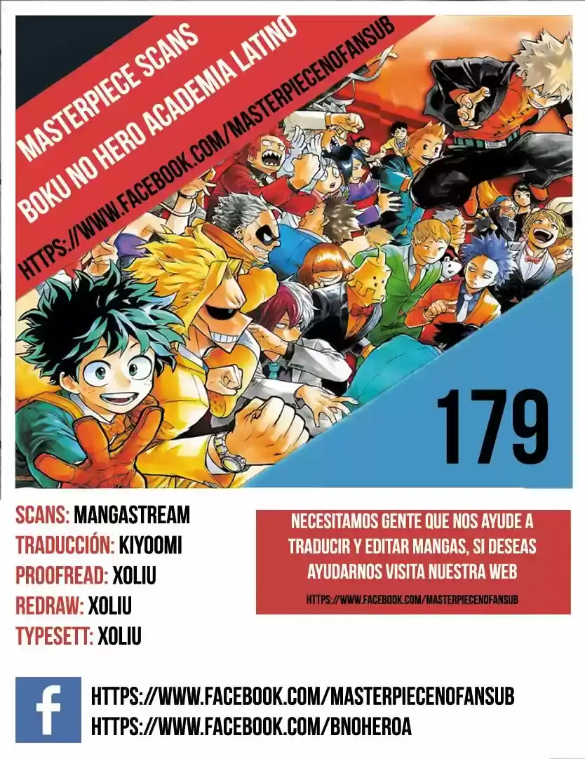 Página 17 — Boku no Hero Academia Capítulo 179