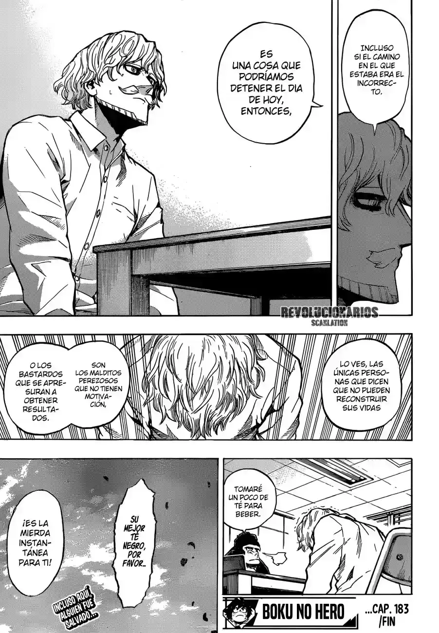 Página 18 — Boku no Hero Academia Capítulo 183