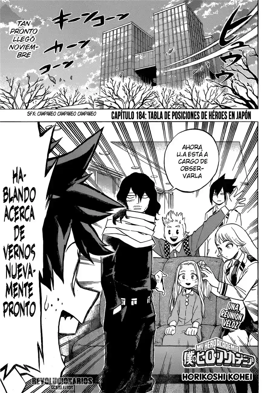 Página 2 — Boku no Hero Academia Capítulo 184