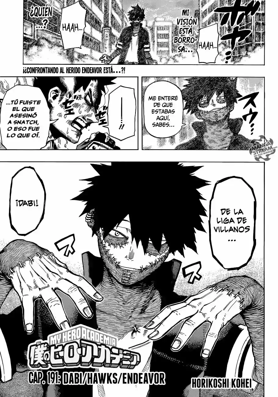 Página 2 — Boku no Hero Academia Capítulo 191