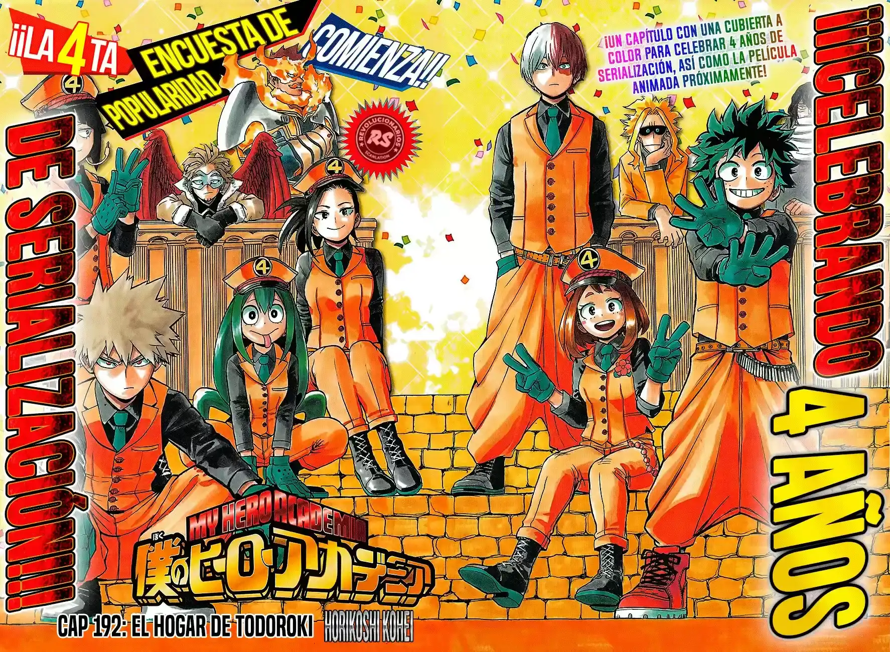 Página 4 — Boku no Hero Academia Capítulo 192