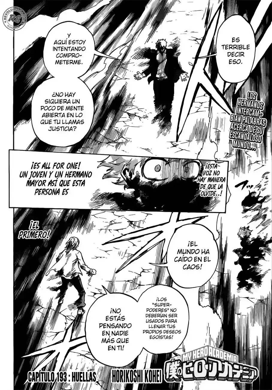 Página 3 — Boku no Hero Academia Capítulo 193.1