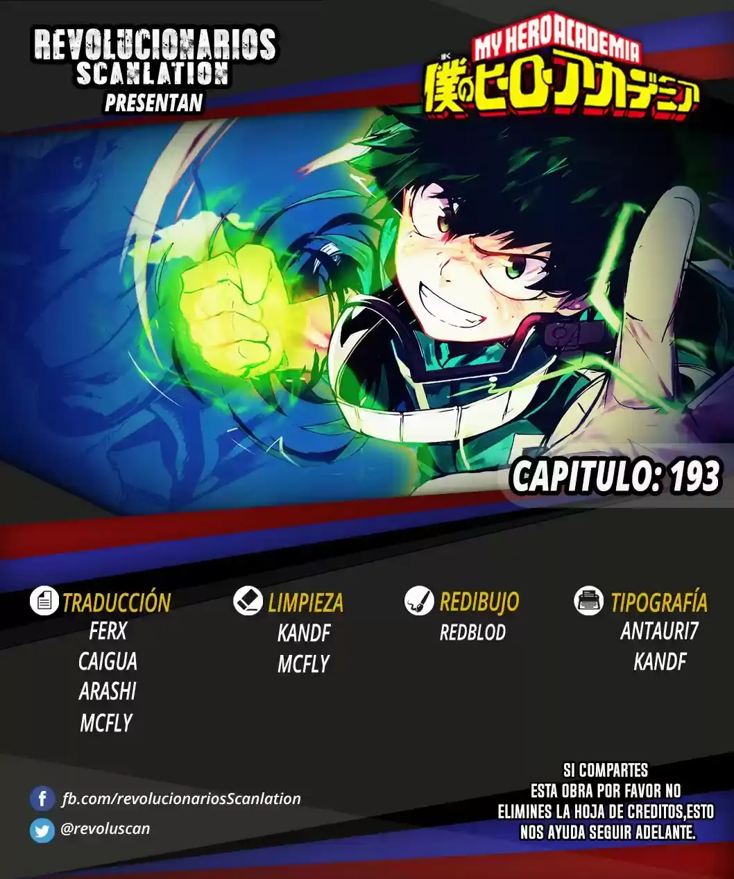 Página 18 — Boku no Hero Academia Capítulo 193.1