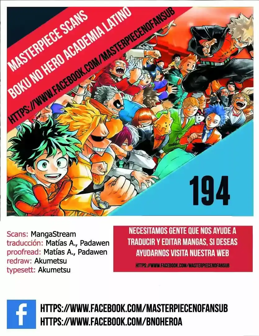 Página 16 — Boku no Hero Academia Capítulo 194