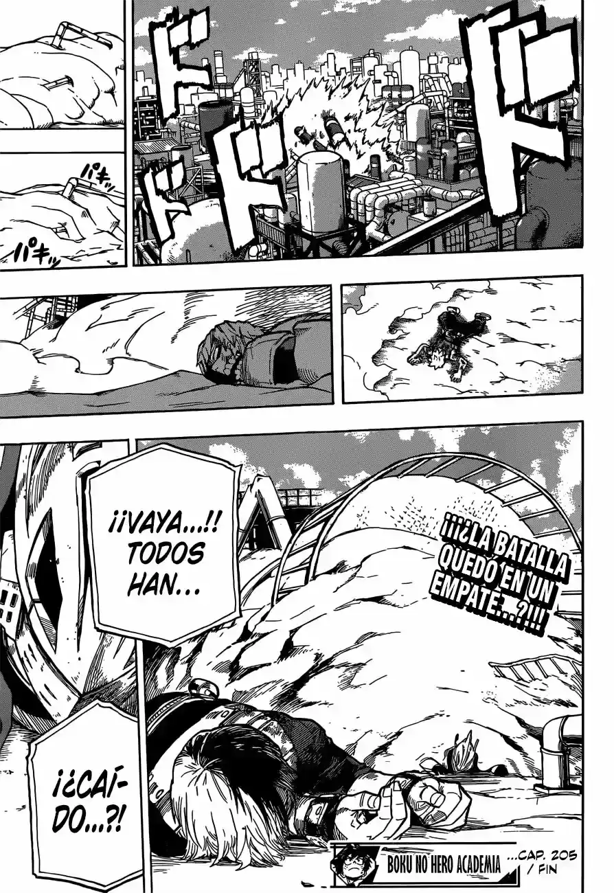 Página 16 — Boku no Hero Academia Capítulo 205