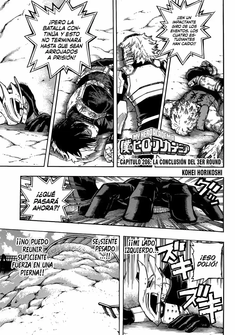 Página 2 — Boku no Hero Academia Capítulo 206