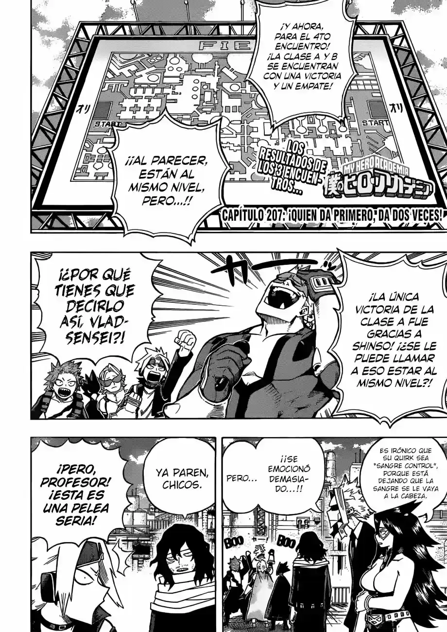 Página 3 — Boku no Hero Academia Capítulo 207