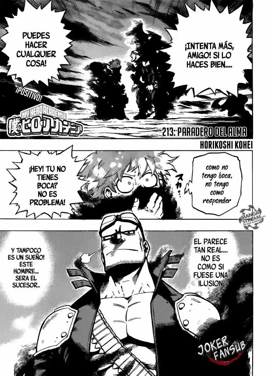 Página 15 — Boku no Hero Academia Capítulo 213