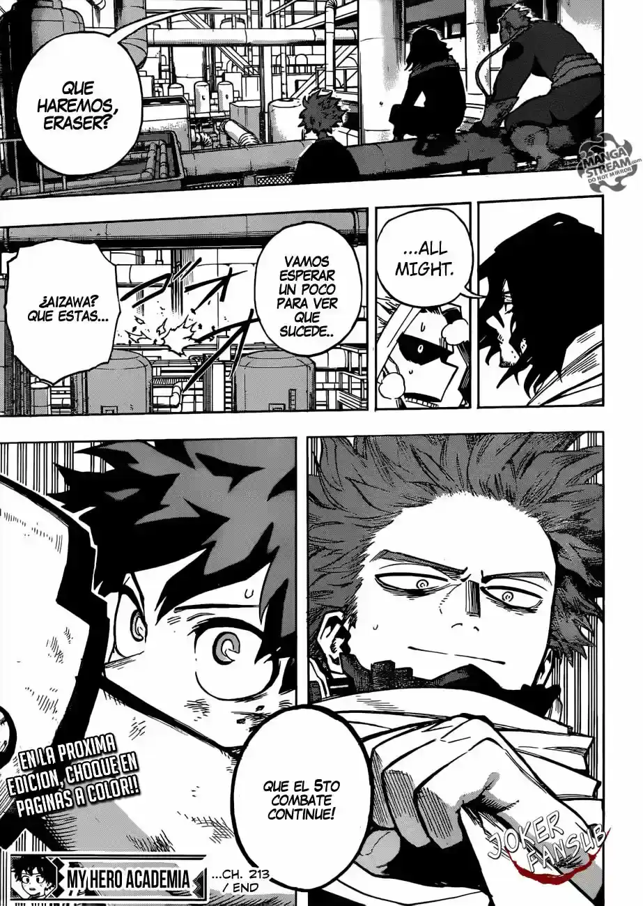 Página 28 — Boku no Hero Academia Capítulo 213