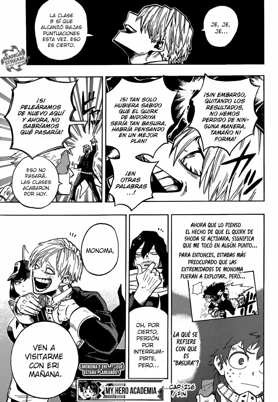Página 28 — Boku no Hero Academia Capítulo 216