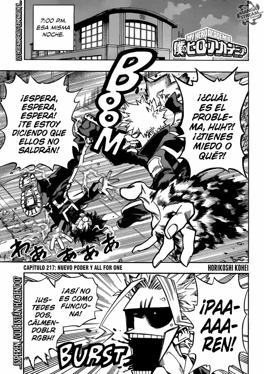 Página 18 — Boku no Hero Academia Capítulo 217
