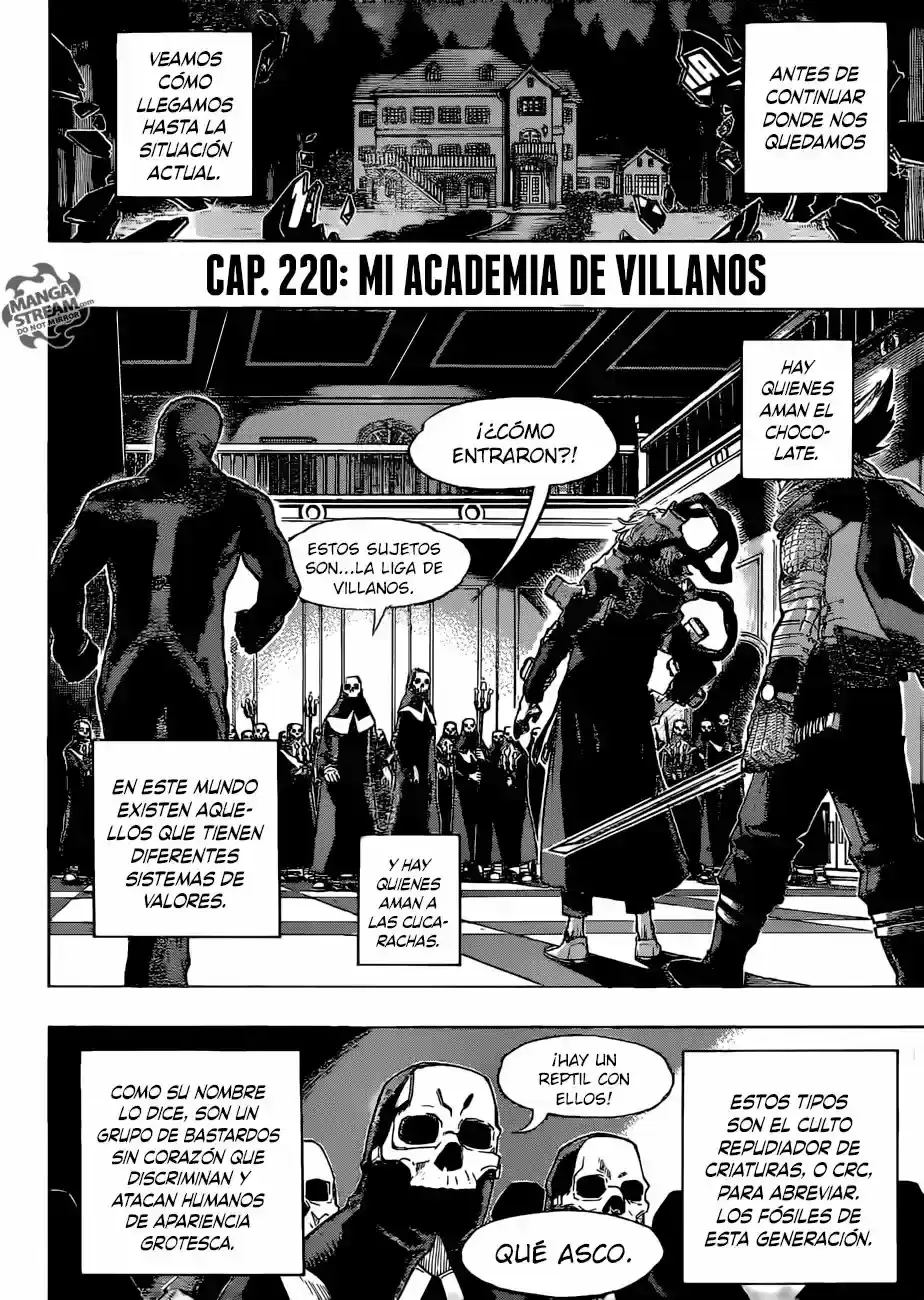 Página 3 — Boku no Hero Academia Capítulo 220