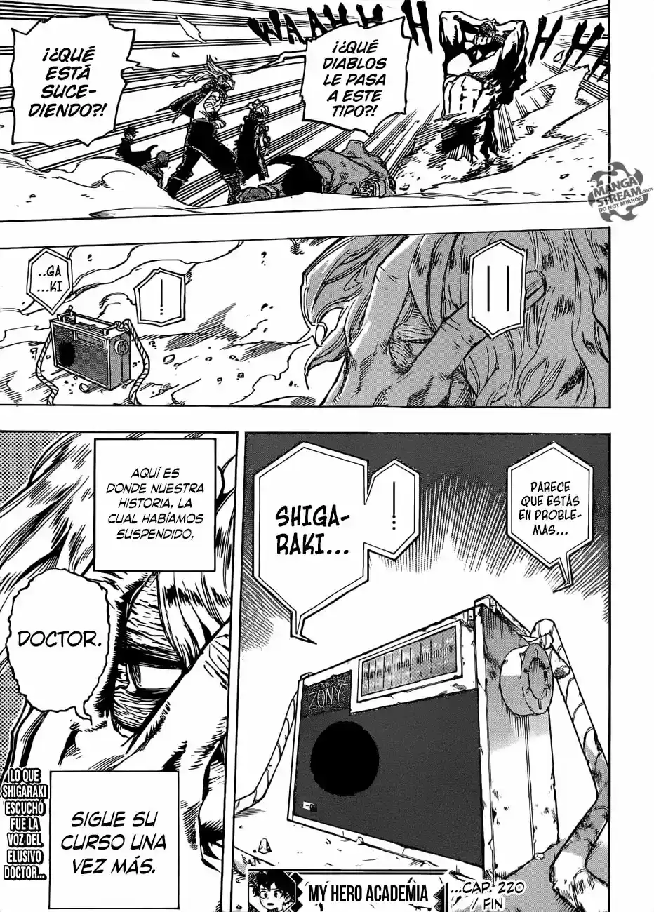 Página 32 — Boku no Hero Academia Capítulo 220