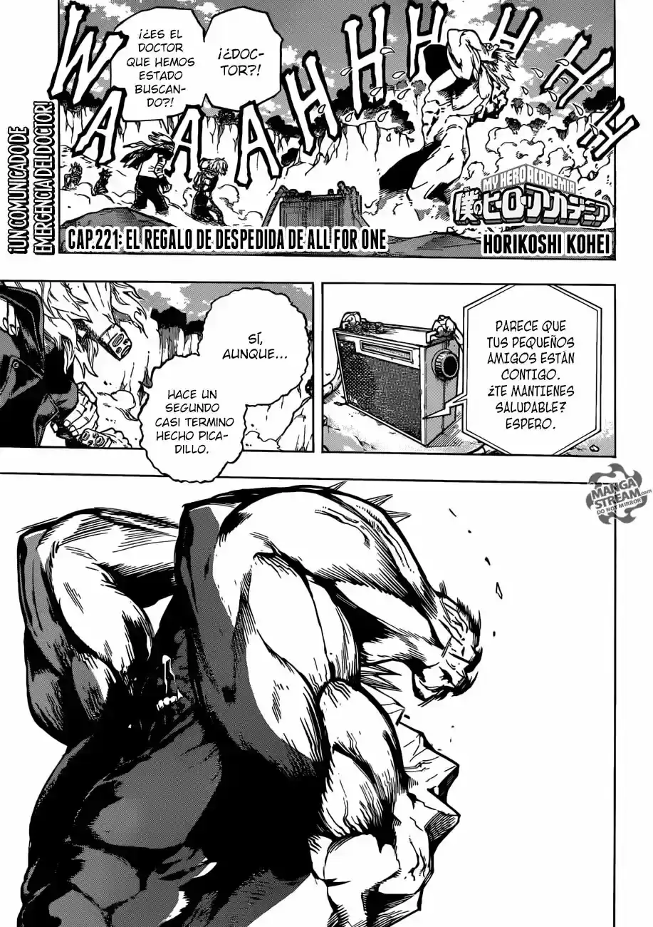 Página 2 — Boku no Hero Academia Capítulo 221
