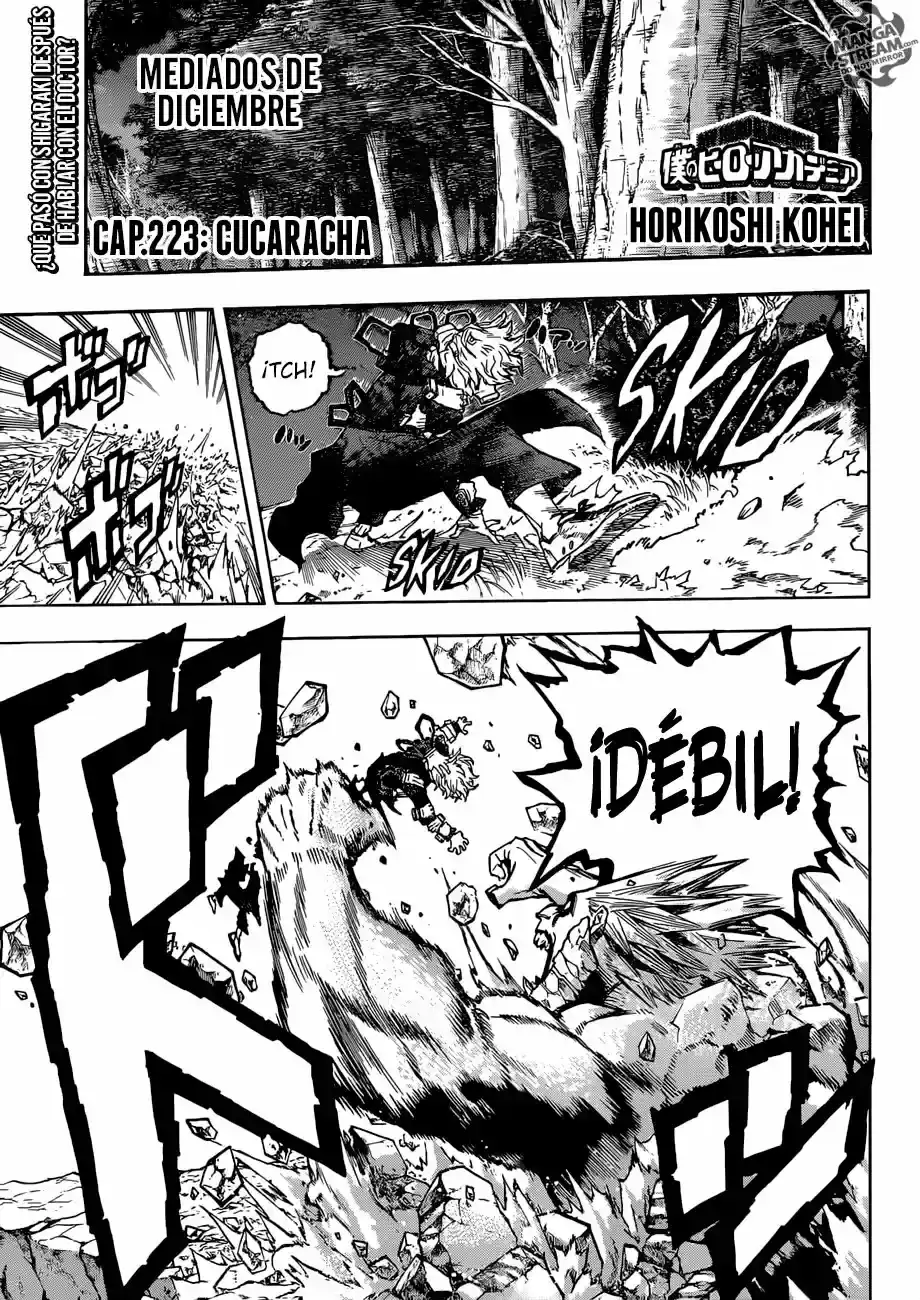 Página 17 — Boku no Hero Academia Capítulo 223