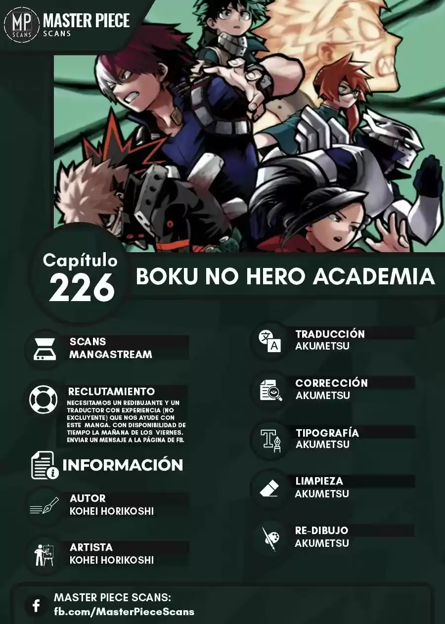 Página 16 — Boku no Hero Academia Capítulo 226