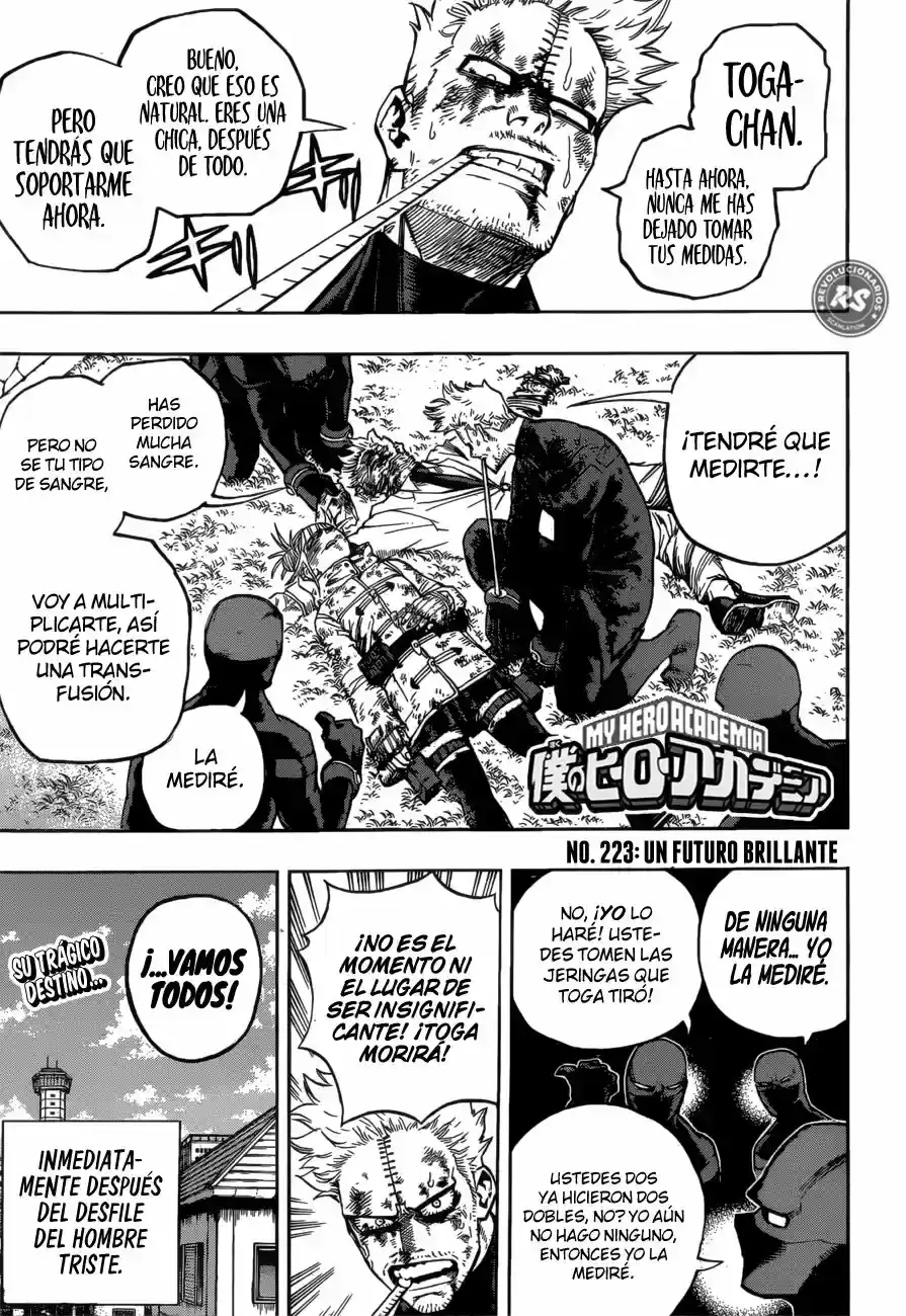 Página 2 — Boku no Hero Academia Capítulo 233