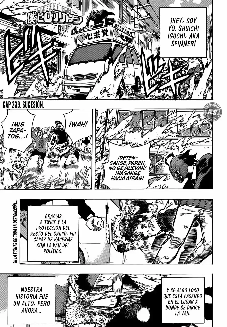 Página 2 — Boku no Hero Academia Capítulo 239