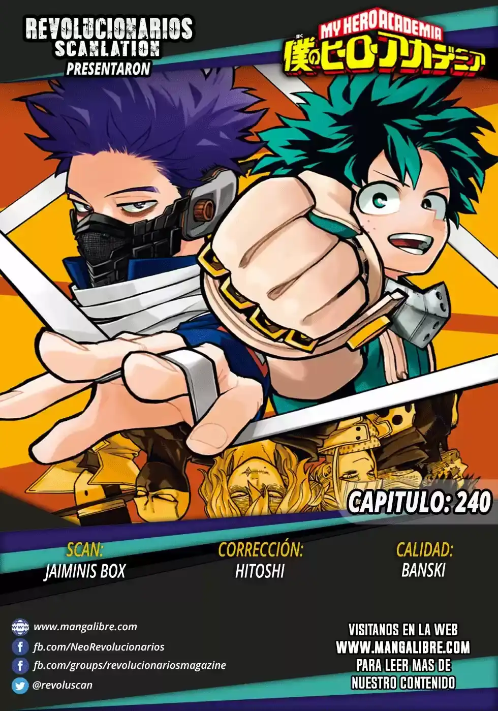 Página 16 — Boku no Hero Academia Capítulo 240