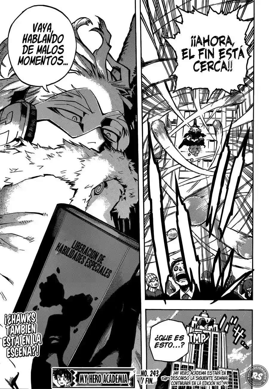 Página 19 — Boku no Hero Academia Capítulo 243