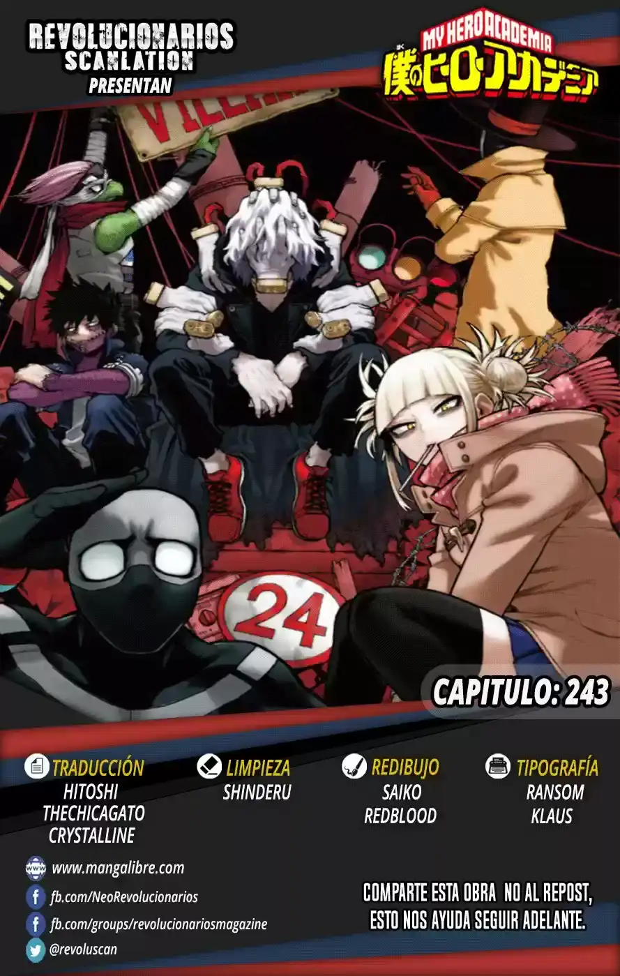 Página 23 — Boku no Hero Academia Capítulo 243
