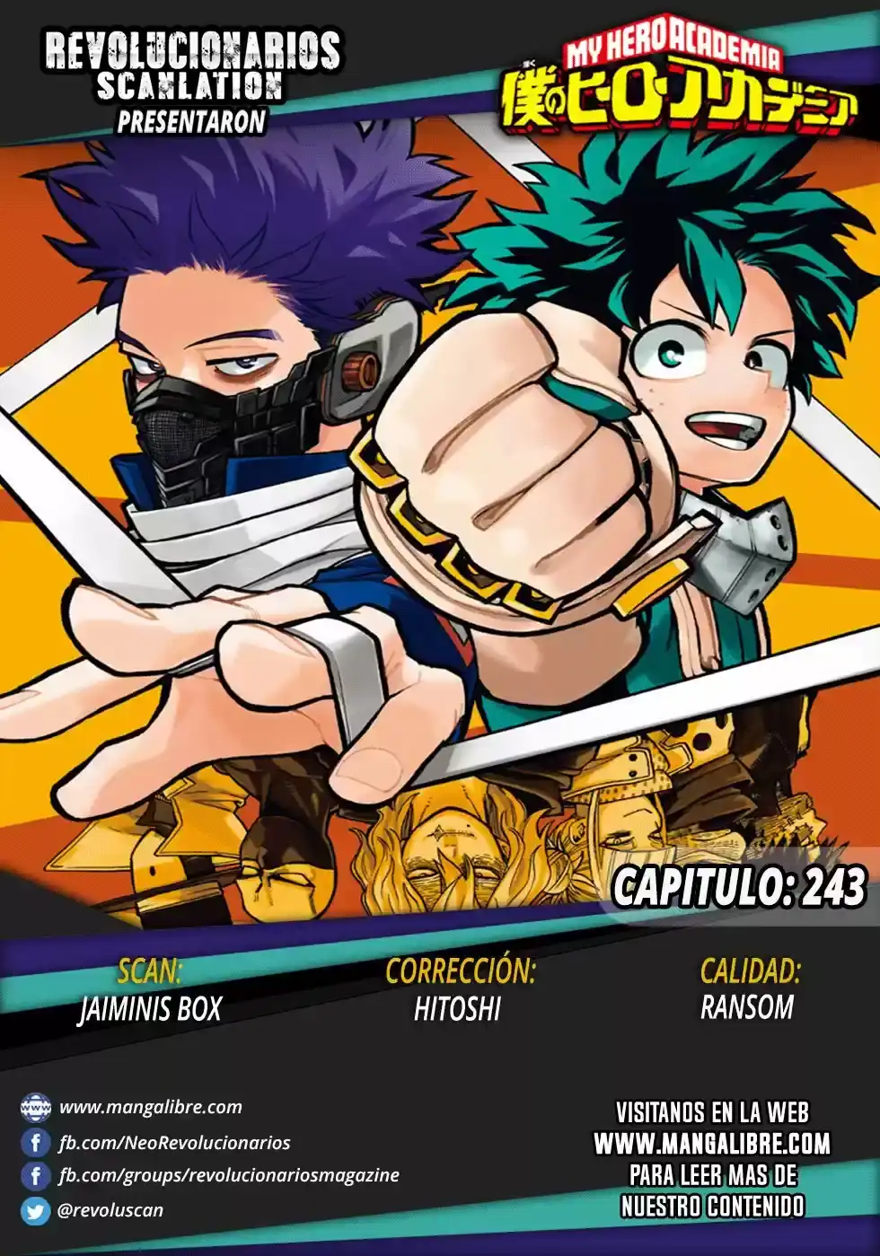 Página 44 — Boku no Hero Academia Capítulo 243