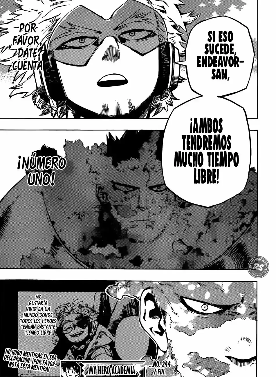 Página 18 — Boku no Hero Academia Capítulo 244
