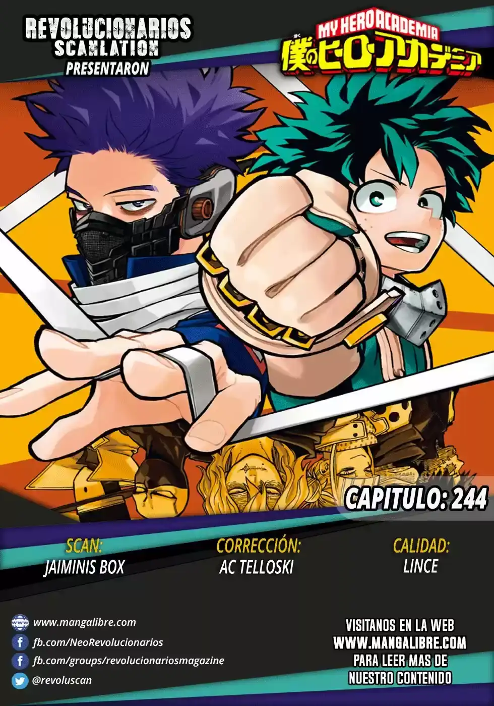 Página 40 — Boku no Hero Academia Capítulo 244