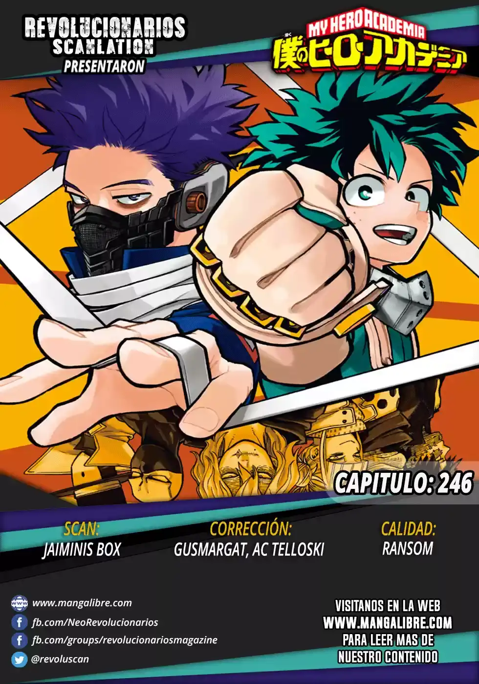 Página 18 — Boku no Hero Academia Capítulo 246