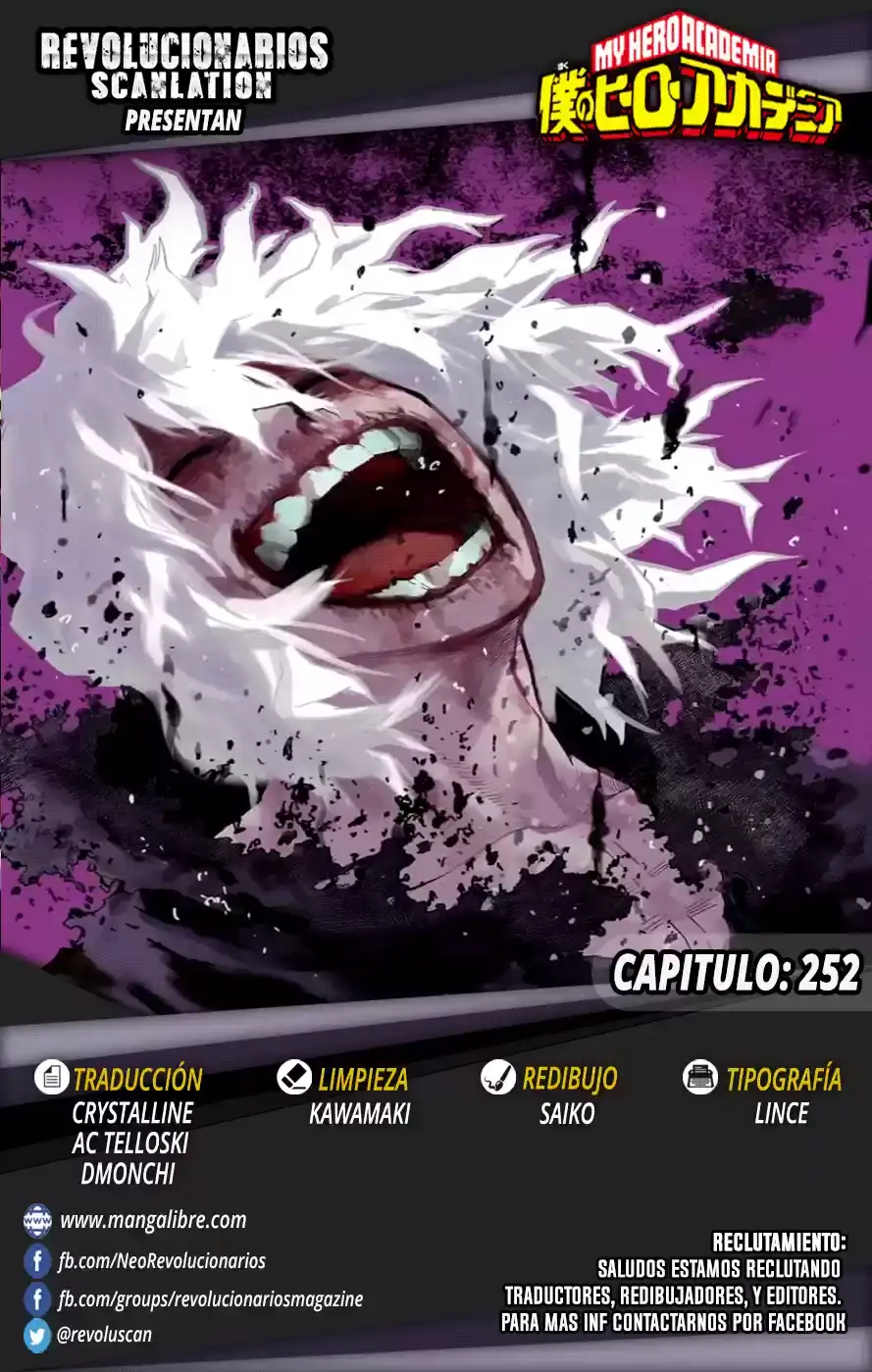 Página 29 — Boku no Hero Academia Capítulo 252