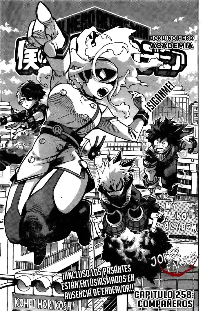 Página 17 — Boku no Hero Academia Capítulo 258