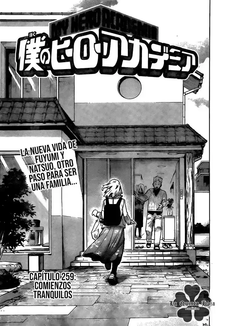 Página 1 — Boku no Hero Academia Capítulo 259