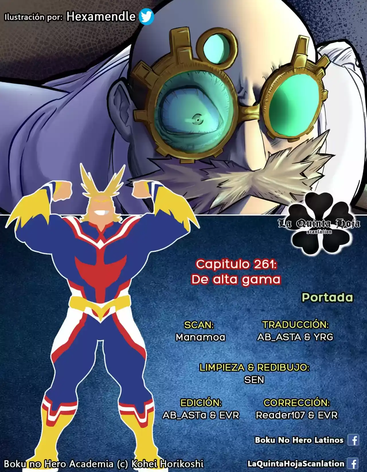 Página 1 — Boku no Hero Academia Capítulo 261