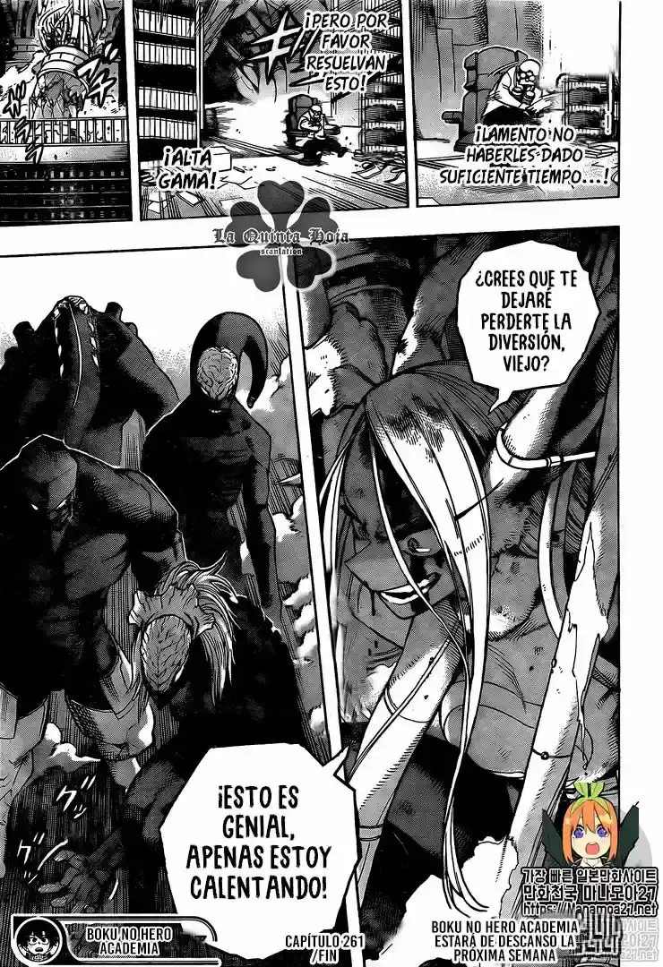 Página 17 — Boku no Hero Academia Capítulo 261