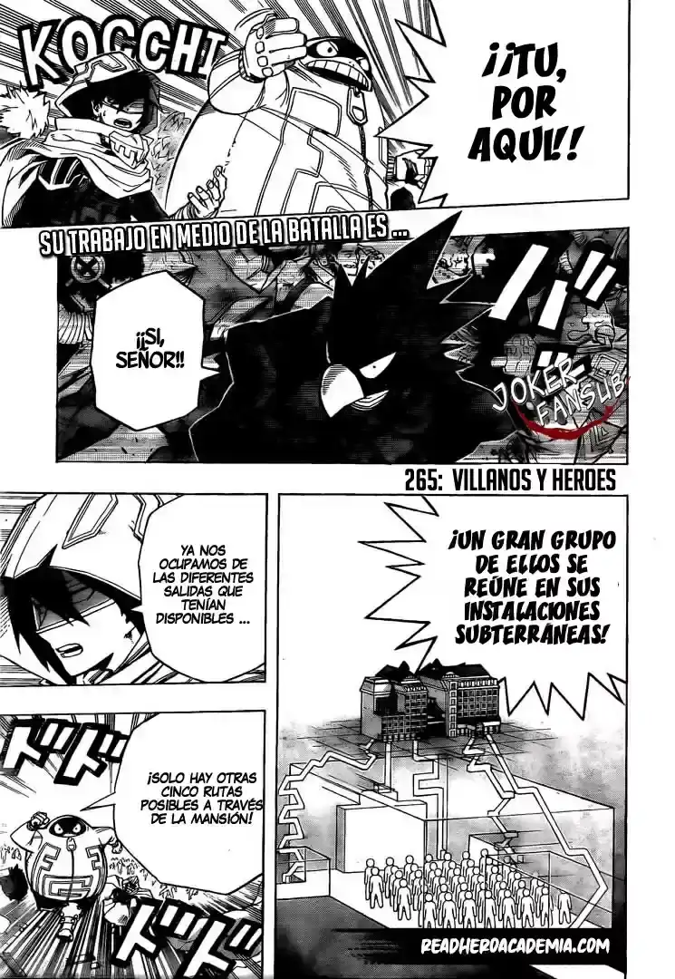 Página 18 — Boku no Hero Academia Capítulo 265