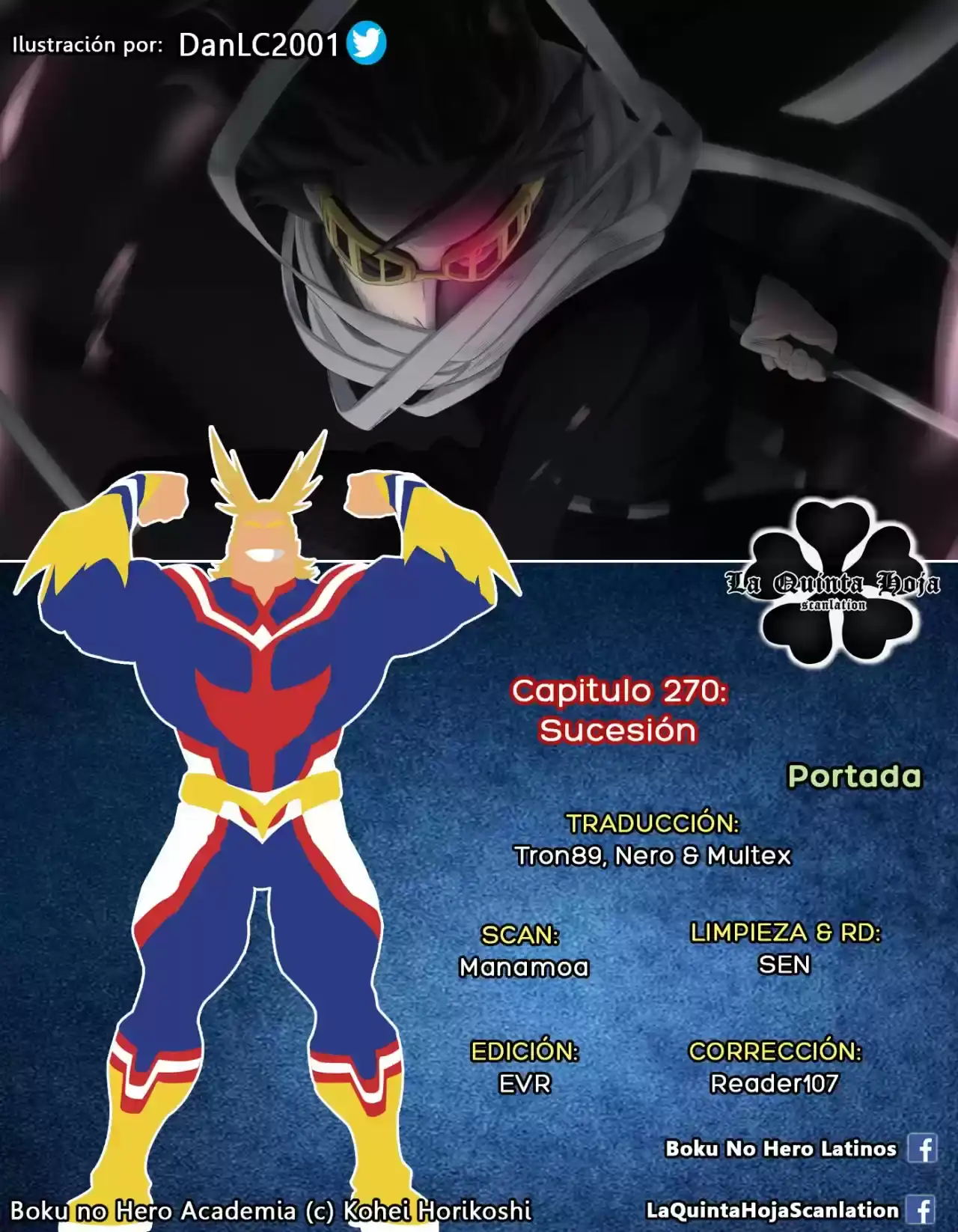 Página 1 — Boku no Hero Academia Capítulo 270