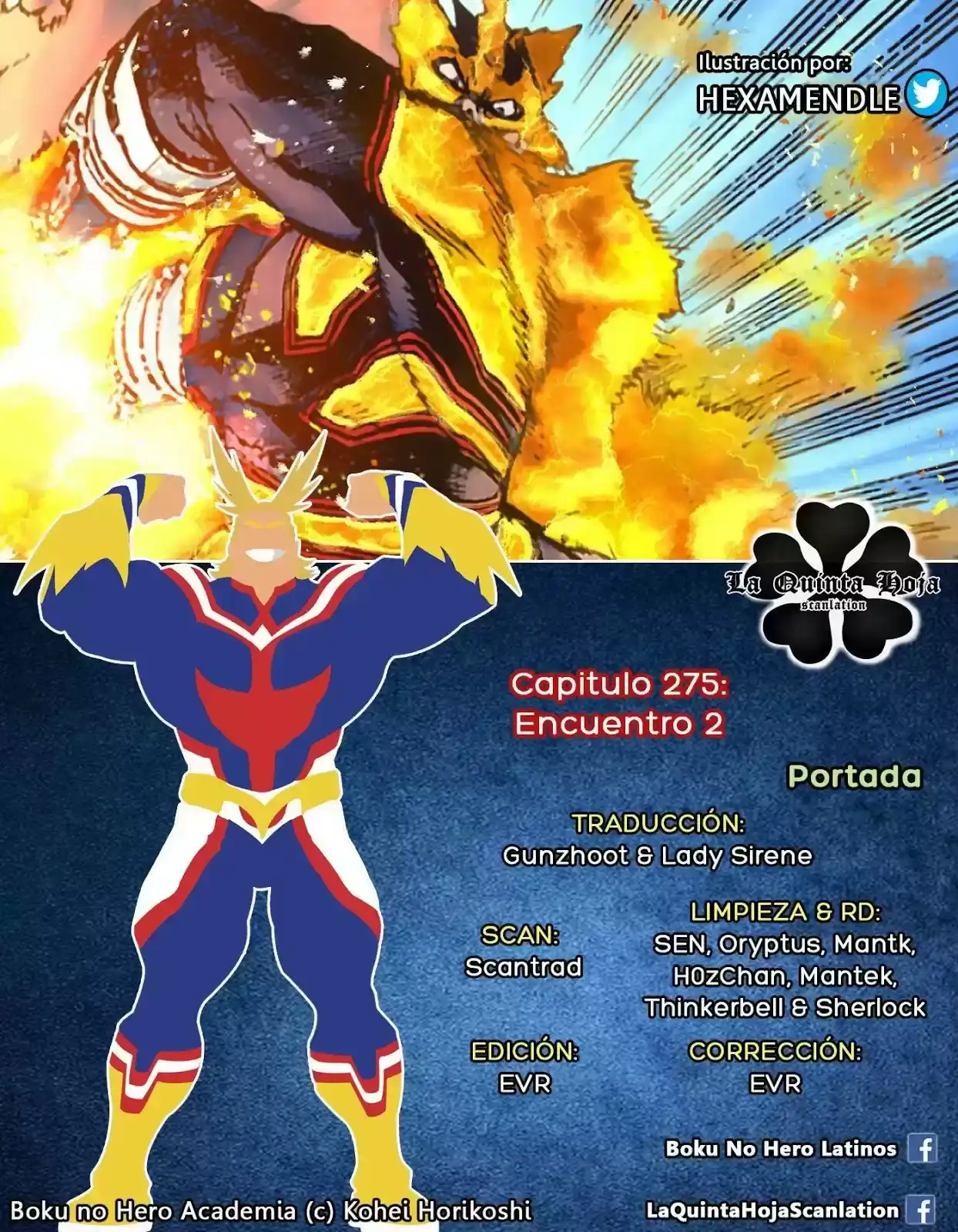 Página 19 — Boku no Hero Academia Capítulo 275