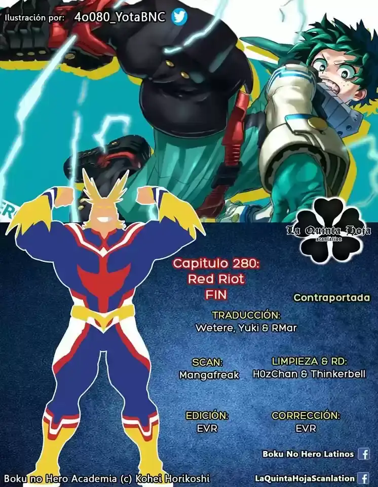 Página 40 — Boku no Hero Academia Capítulo 280