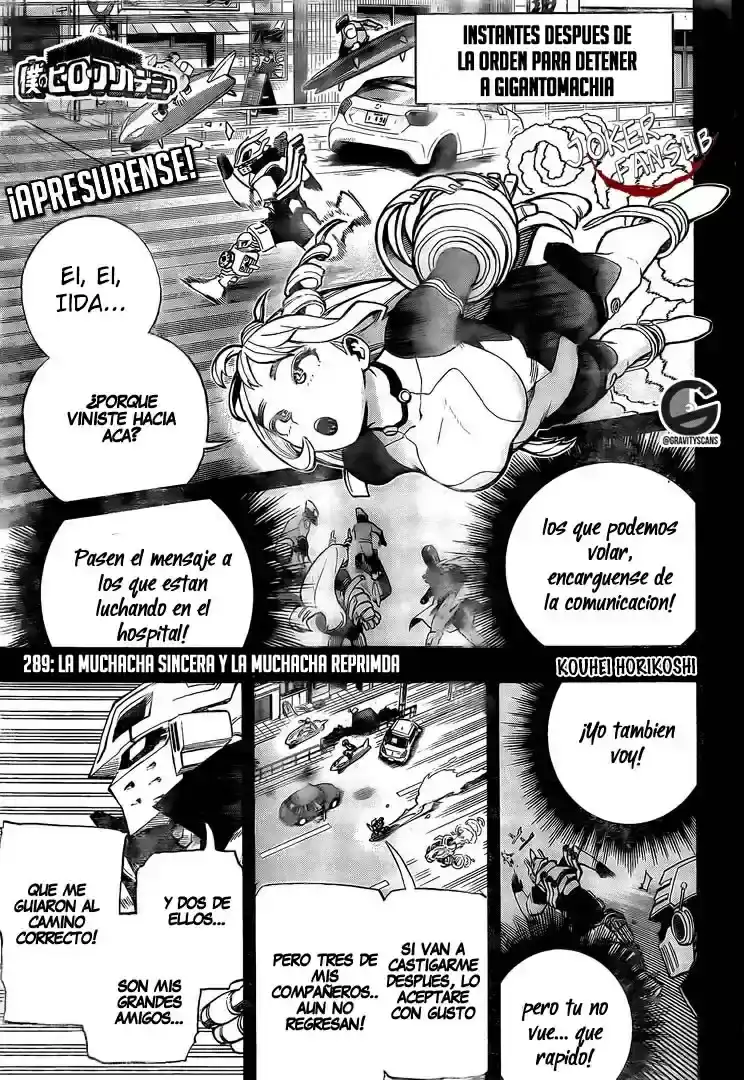 Página 2 — Boku no Hero Academia Capítulo 289
