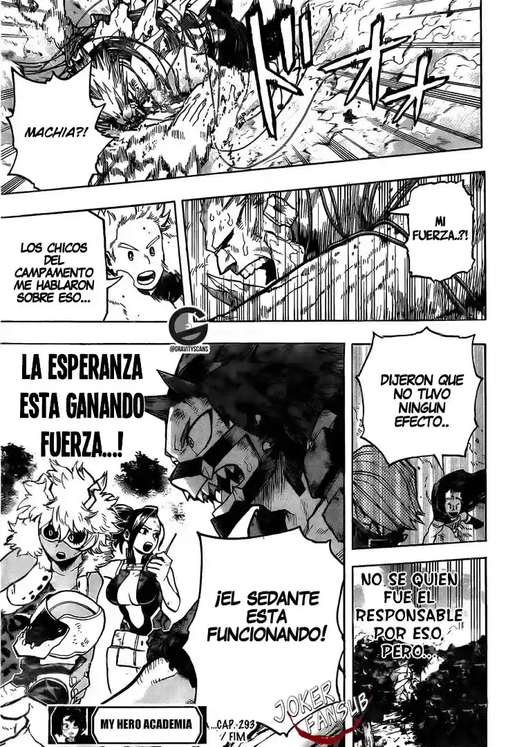 Página 36 — Boku no Hero Academia Capítulo 293