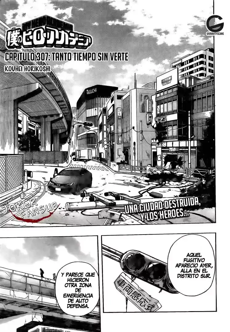 Página 2 — Boku no Hero Academia Capítulo 307